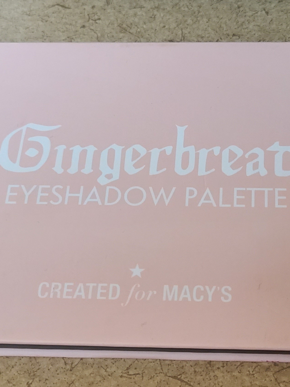 Gingerbread Eyeshadow Palette - Pink/Gold Colors